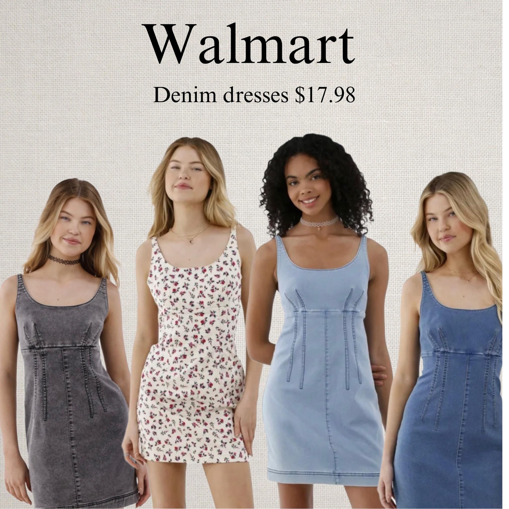 Denim dress under $20! You really can’t beat that price and these dresses are super cute to dress up or down 🩷
#walmart #ootd #denim

#LTKStyleTip #LTKFindsUnder50 #LTKU
