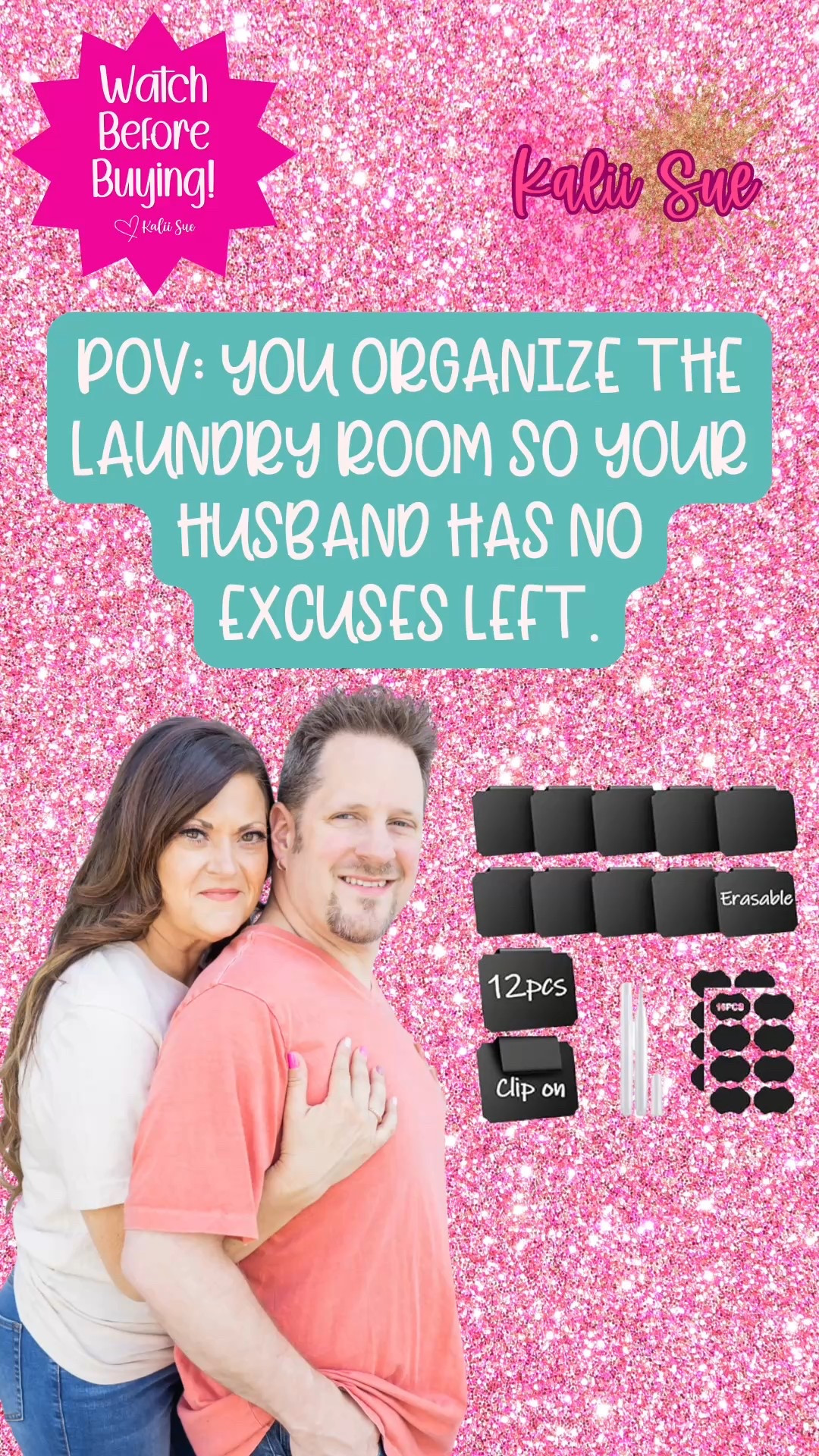 Tired of hearing *“I can’t find it!”* every time someone walks into your laundry room or pantry? SAME. 🙋‍♀️ That’s why I’m obsessed with these clip-on basket labels — they're sleek, reusable, and come with pre-printed pantry tags + chalk markers so you can customize anything. I used them on my storage bins, fabric cubes, and wicker baskets — and now even my husband can’t pretend not to know where things go! 💅

Whether you’re organizing your laundry room, pantry, playroom, or office, these bin labels are the MVP of home organization. They’re easy to install, erasable, and make your space look *so* put together. Trust me, labeling is a lifestyle. 🧺✨

#amazonfinds #amazonhomefinds 

#LTKOver40 #LTKFamily