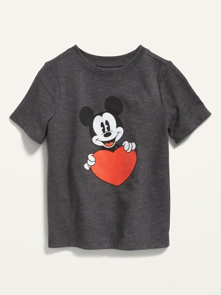 Disney&#169 Mickey Mouse Valentine's Day Unisex T-Shirt for Toddler | Old Navy (US)