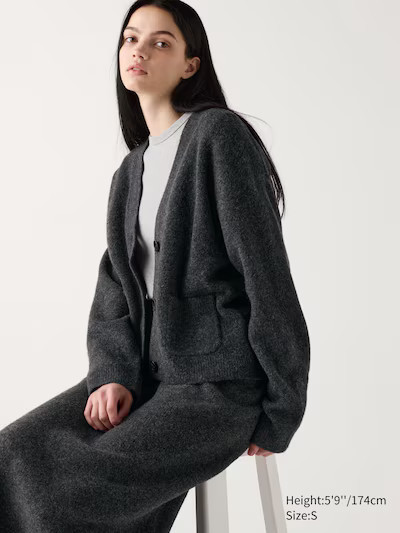 Souffle V-Neck Short Cardigan | UNIQLO US | UNIQLO (US)