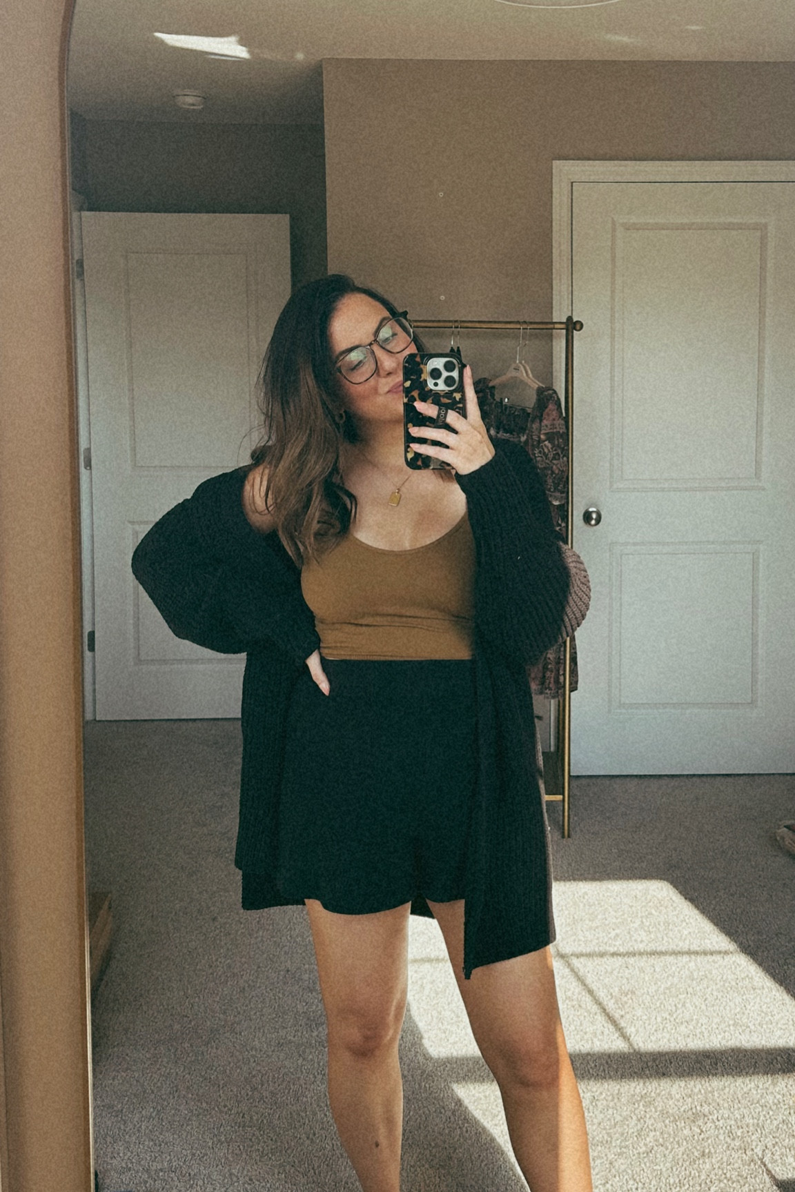 Yesterdays lounge outfit! Wearing xs sweater, m/l top, s shorts 

#cardigan #loungewear

#LTKunder100 #LTKBacktoSchool