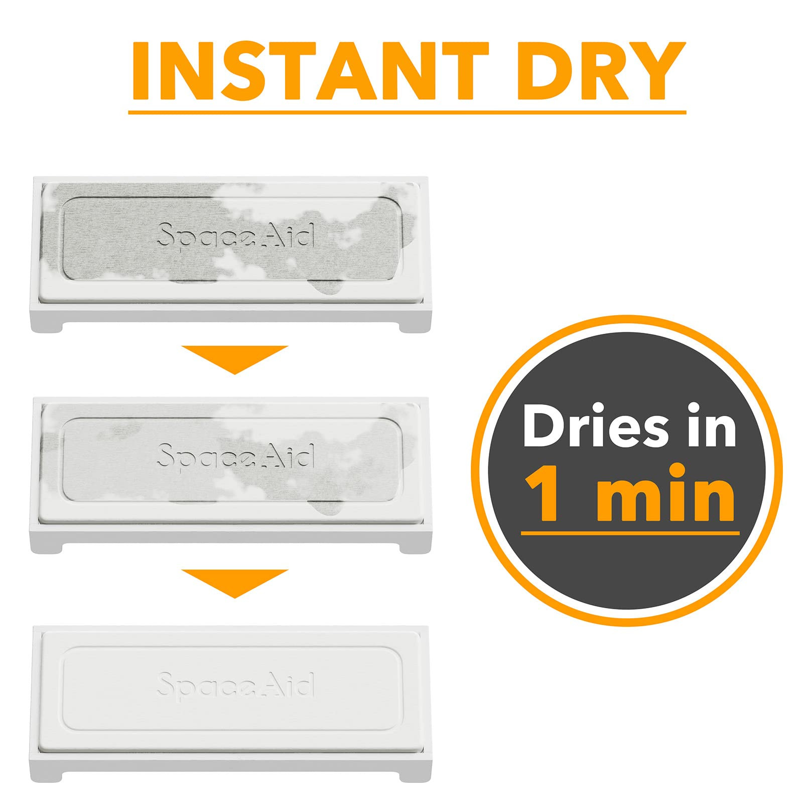 SpaceAid DryingNeat Sink Organizer, Instant Dry Sink Caddy Organizers, Kitchen Sponge Soap Holder... | Amazon (US)