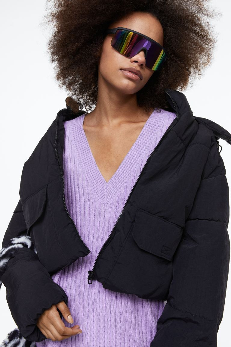 Oversized Rib-knit Sweater Vest | H&M (US + CA)