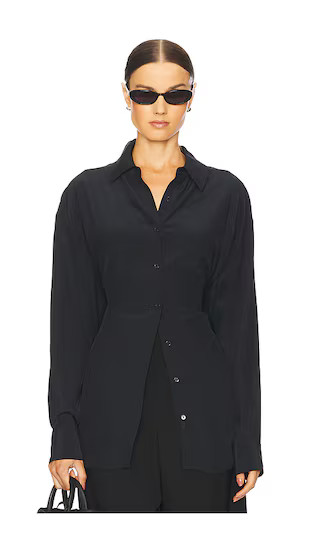 Sivan Shirt in Black | Revolve Clothing (Global)