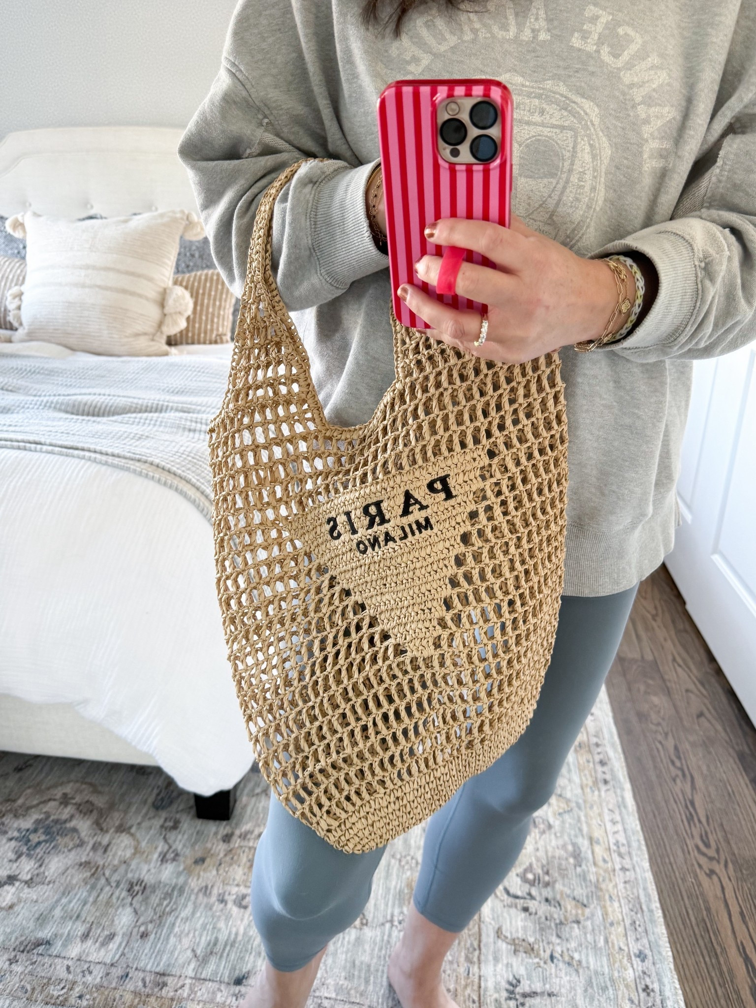 Ok I have to share this woven bag because it’s so good and under $28?! Lots of colors (I grabbed three to share with my mom and sister) — such a good beach/pool look and perfect for travel because it’s so affordable and lays flat!! 

vacation outfits beach, beach, spring outfits, spring break outfit, beach look, pool look 

#LTKTravel #LTKSaleAlert #LTKSeasonal