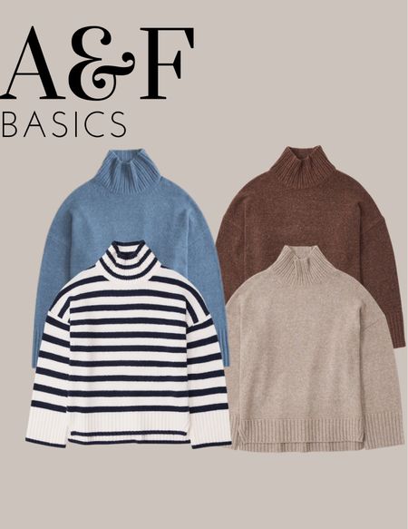 I love the cozy look of this oversized sweater from Abercrombie plus the striped one is very on trend for fall 

#LTKSeasonal #LTKworkwear #LTKfindsunder100