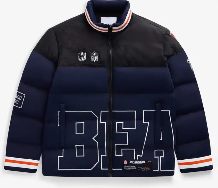 Unisex  Navy Chicago Bears Team Puffer Jacket | Nordstrom
