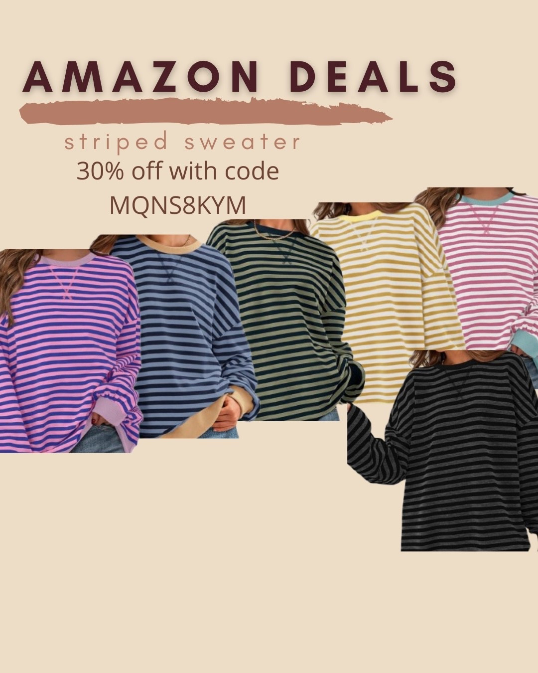 $20 ends 10/1

Amazon fashion
Amazon deals
Striped sweater
Comfy outfit

#LTKSaleAlert