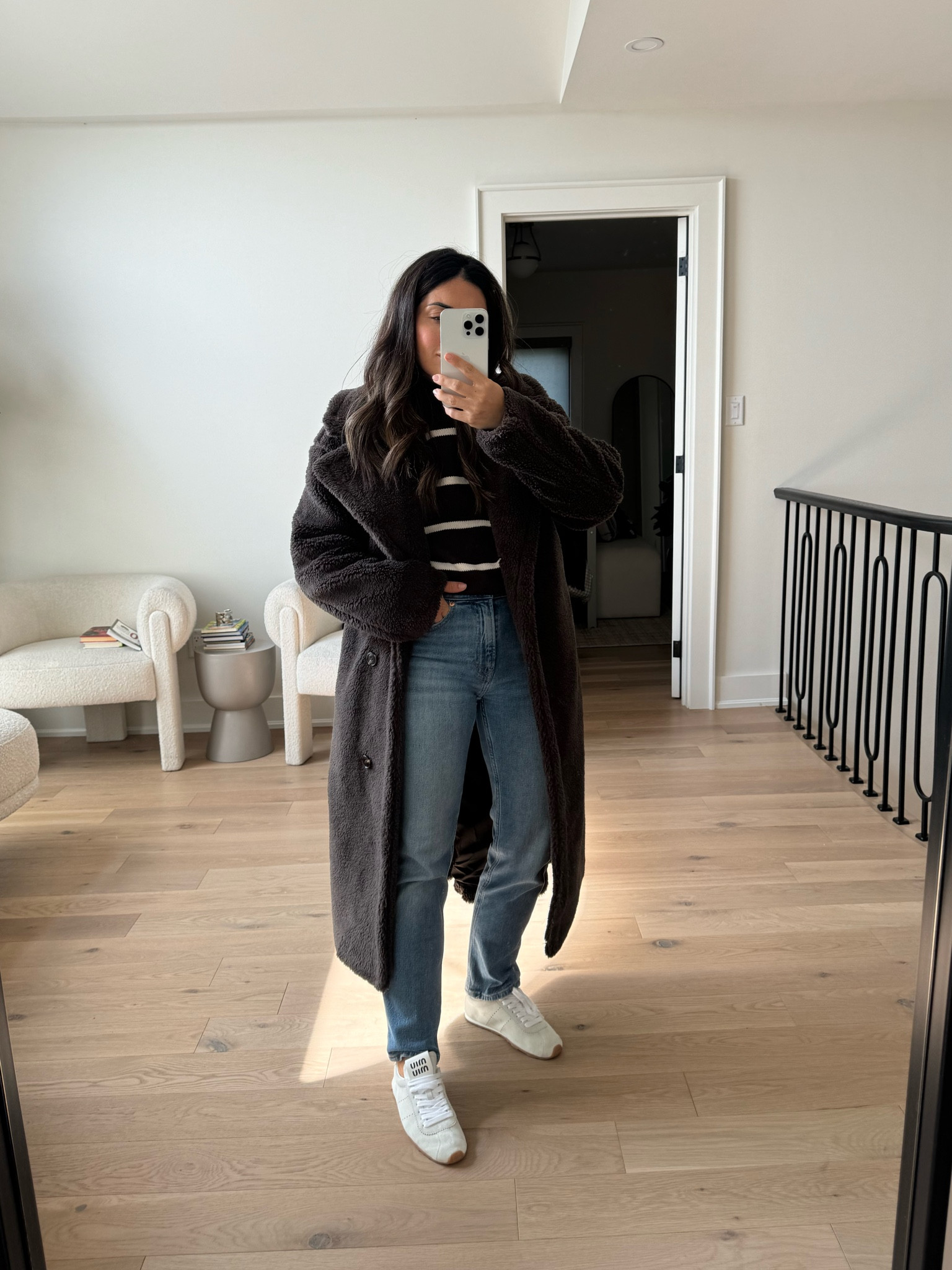 Coat - small petite 
Jeans - 25 petite
Sweater - small petite 

#LTKautumn #LTKsale #LTKstyletip