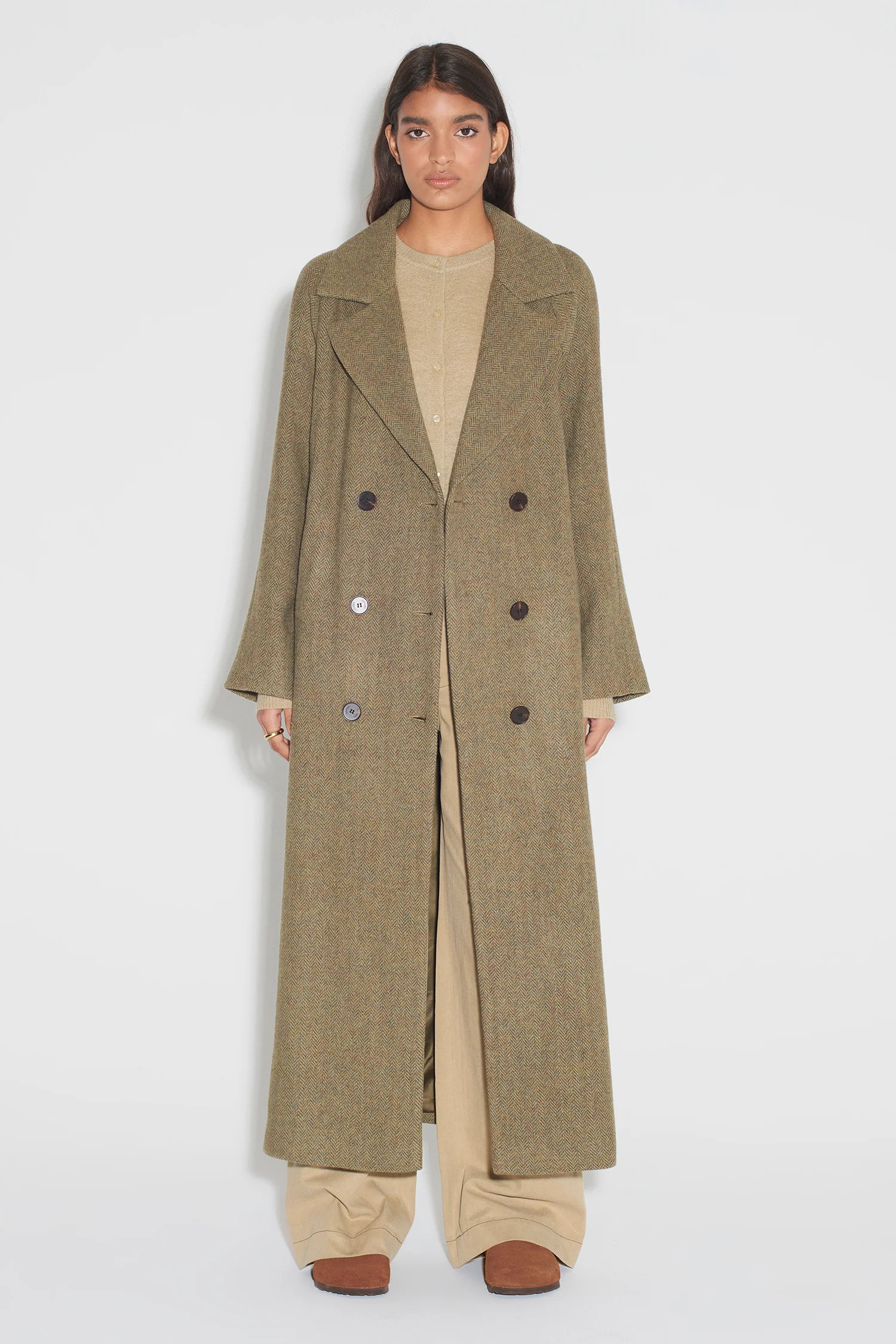Burnie Coat Mossy Green | Hansen and Gretel