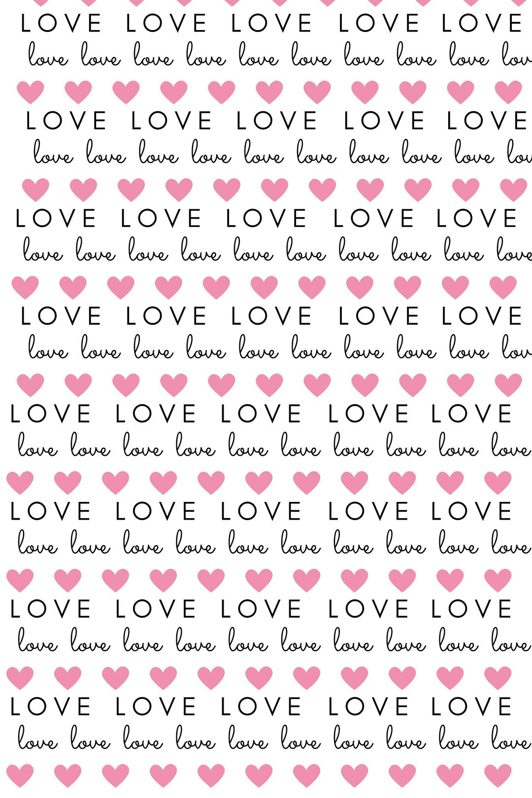 Valentine's Day Wrapping Paper, Gift Wrap, Polka Dots, Hearts, Pink, White, Black Heart Sketch, M... | Etsy (US)