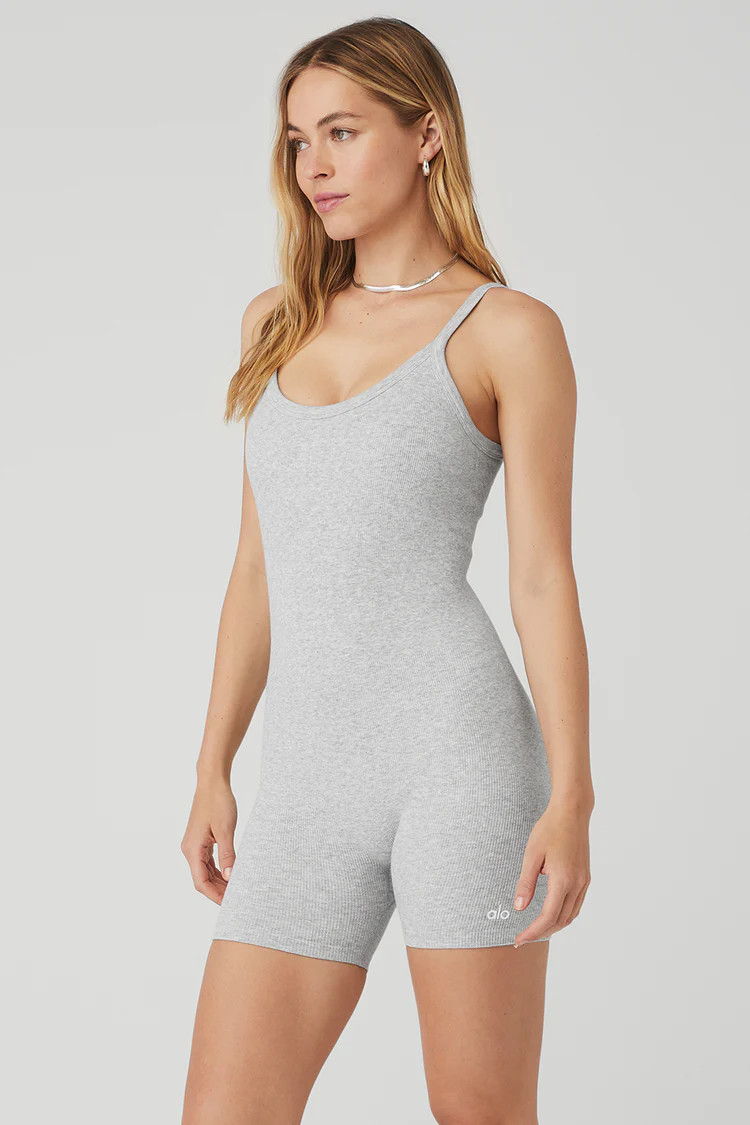 Seamless Ribbed Mellow Onesie | Alo Yoga (US)