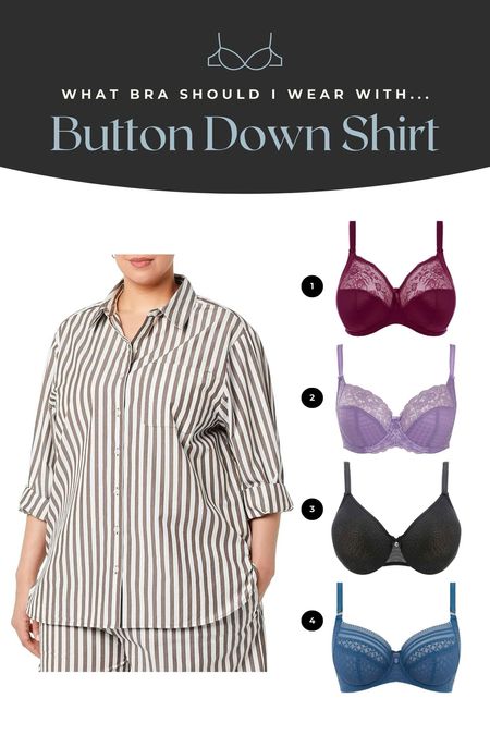What bra to wear with a button down shirt! Sharing my favorite options and more on the blog at CaralynMirand.com. 

#LTKfindsunder100 #LTKstyletip #LTKmidsize