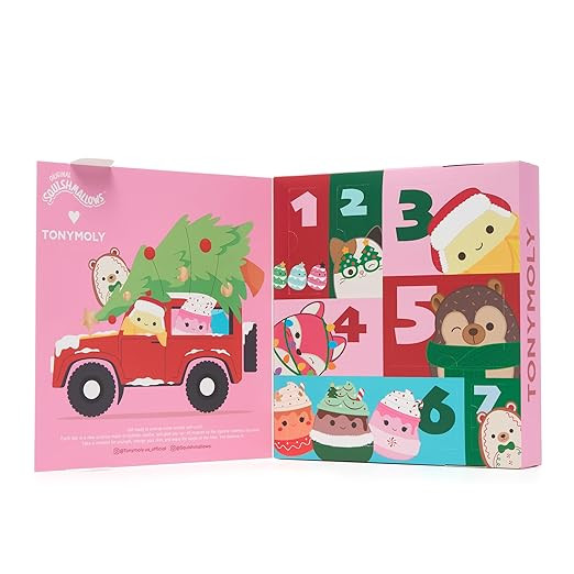 TONYMOLY x Squishmallows Advent Calendar 2025 – 7-Day Limited Edition Holiday Skincare Gift Set... | Amazon (US)