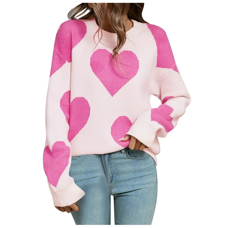 Daznico Womens Sweater,Women's Knitwear Pullover Sweater-White-M | Walmart (US)