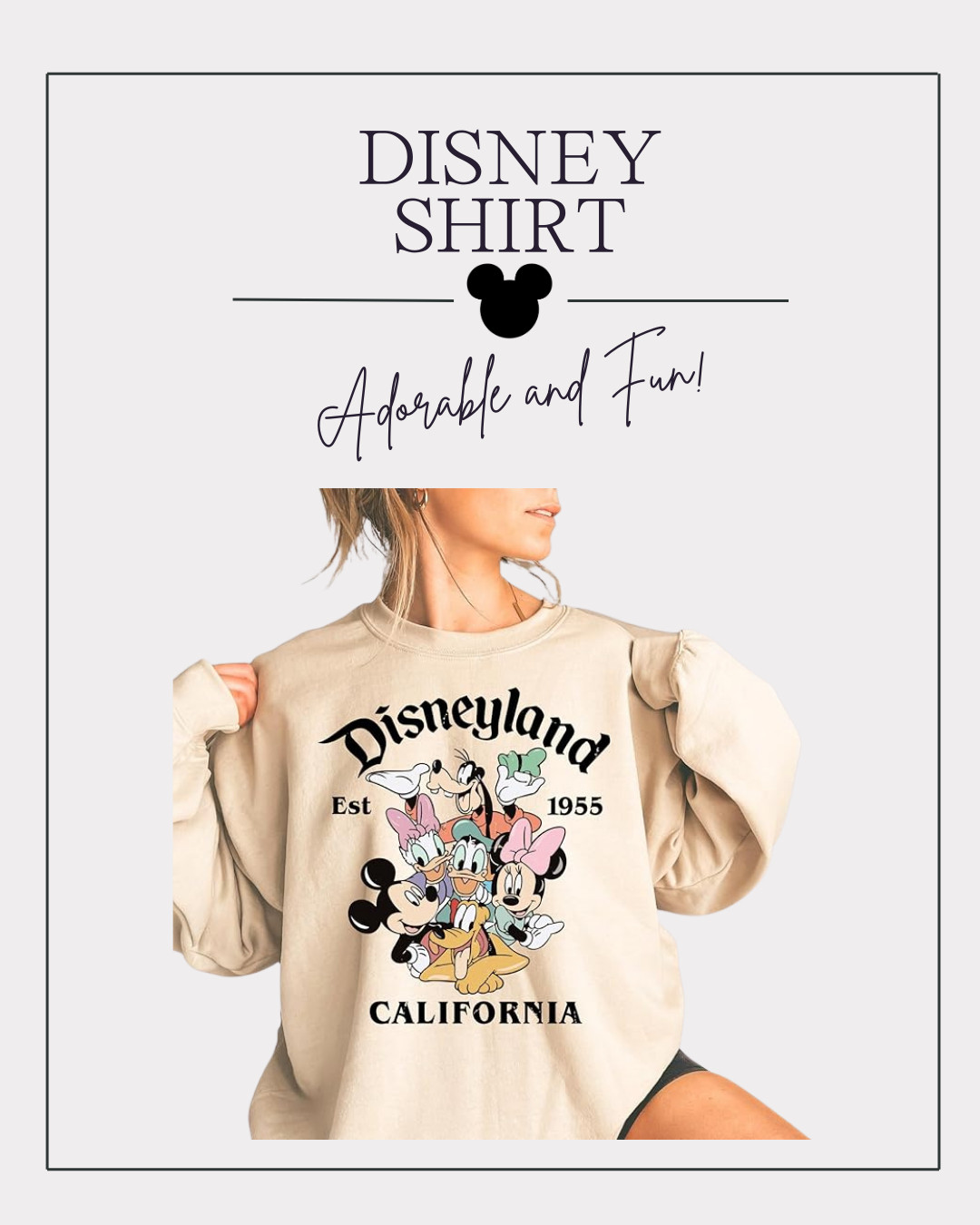 Cute Disney Sweatshirt for your vacation!  

 #LTKTravel