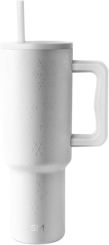 Simple Modern Trek | 40 oz Christmas Tumbler with Handle and Straw Lid | Cup Holder Friendly Insu... | Amazon (US)