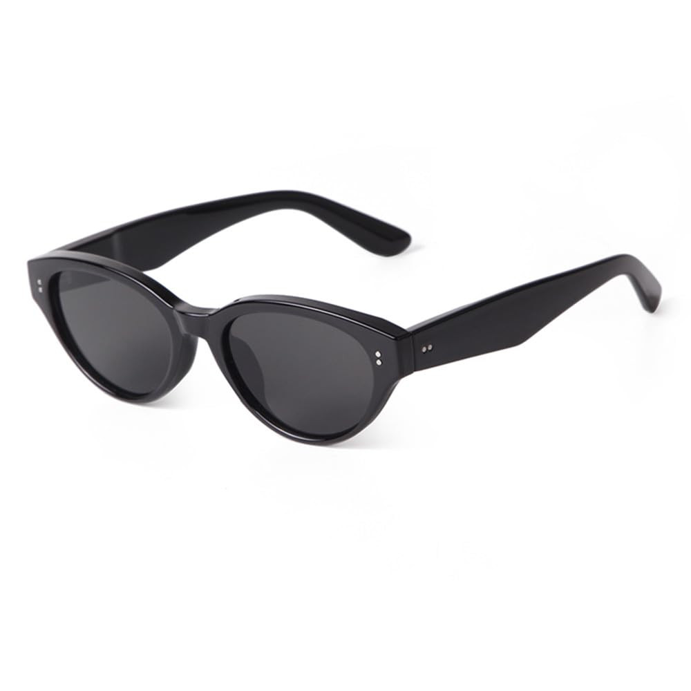 Retro Cat Eye Sunglasses Women Men Sun Glasses Cateye Rivets Frame Shades Eyewear Female UV400 | Amazon (US)