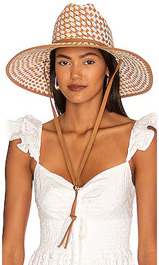 Straw Checkered Hat
                    
                    Lele Sadoughi | Revolve Clothing (Global)