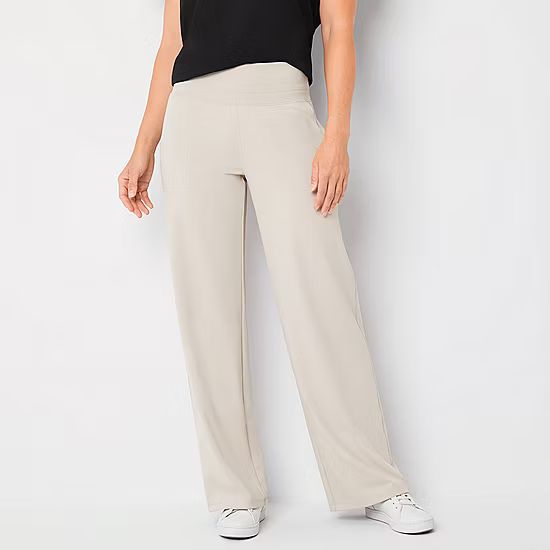 Stylus Womens High Rise Wide Leg Pant | JCPenney