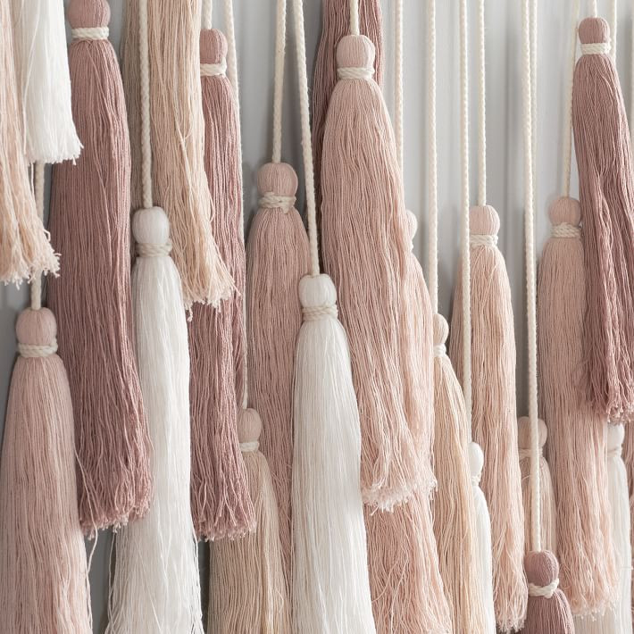 Oversized Tassel Garland | Pottery Barn Teen