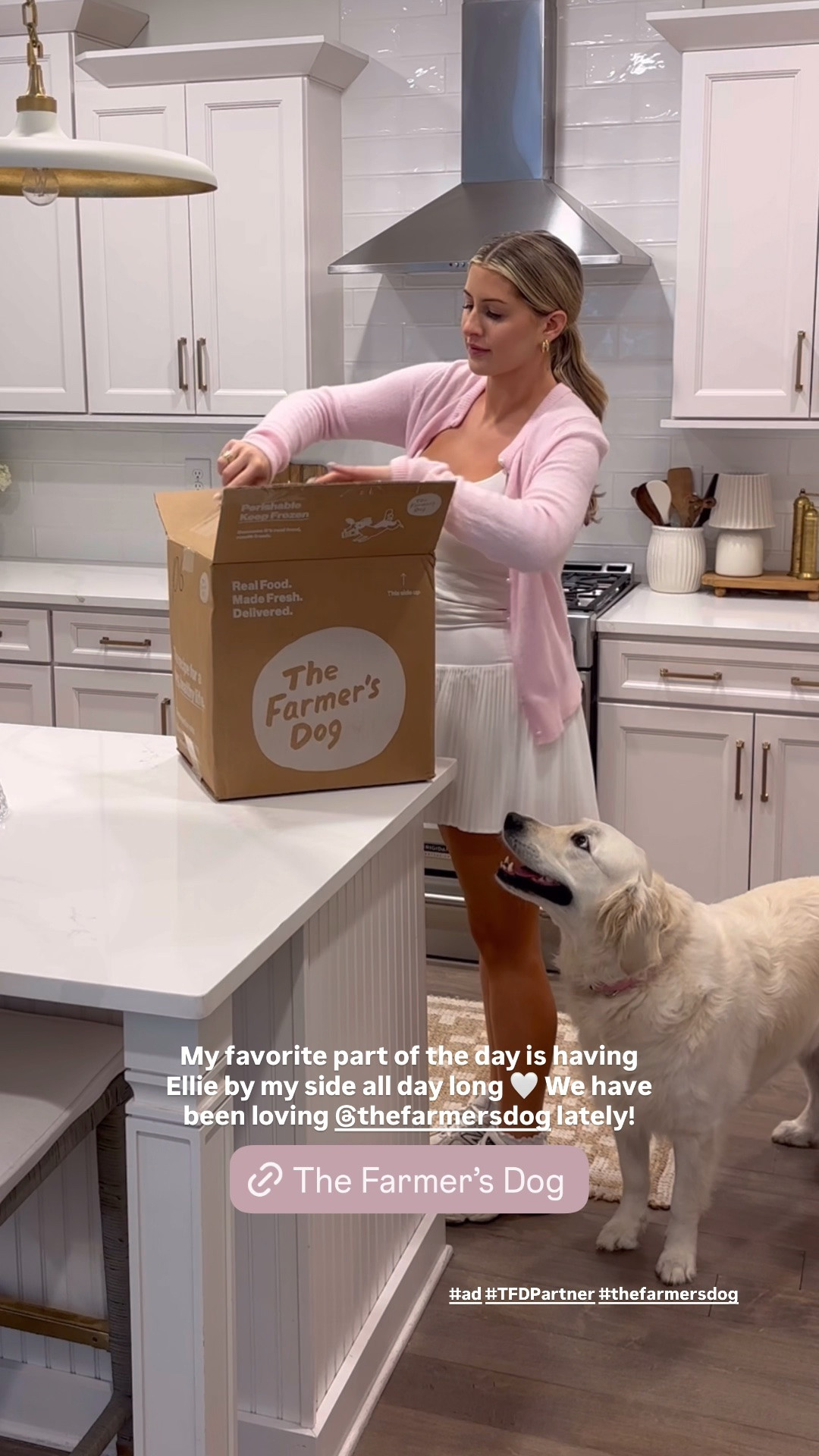 #ad One thing we’ve been loving lately 🐶🤍I’ve been feeding Ellie @thefarmersdog ,and I love that her plan is personalized to her and made with real food you can actually see. It’s become one of our favorite daily routines! Use my link below to get 60% off your first box! 
@shop.LTK #liketkit #TFDPartner #thefarmersdog

#LTKvlog #LTKdayinmylife