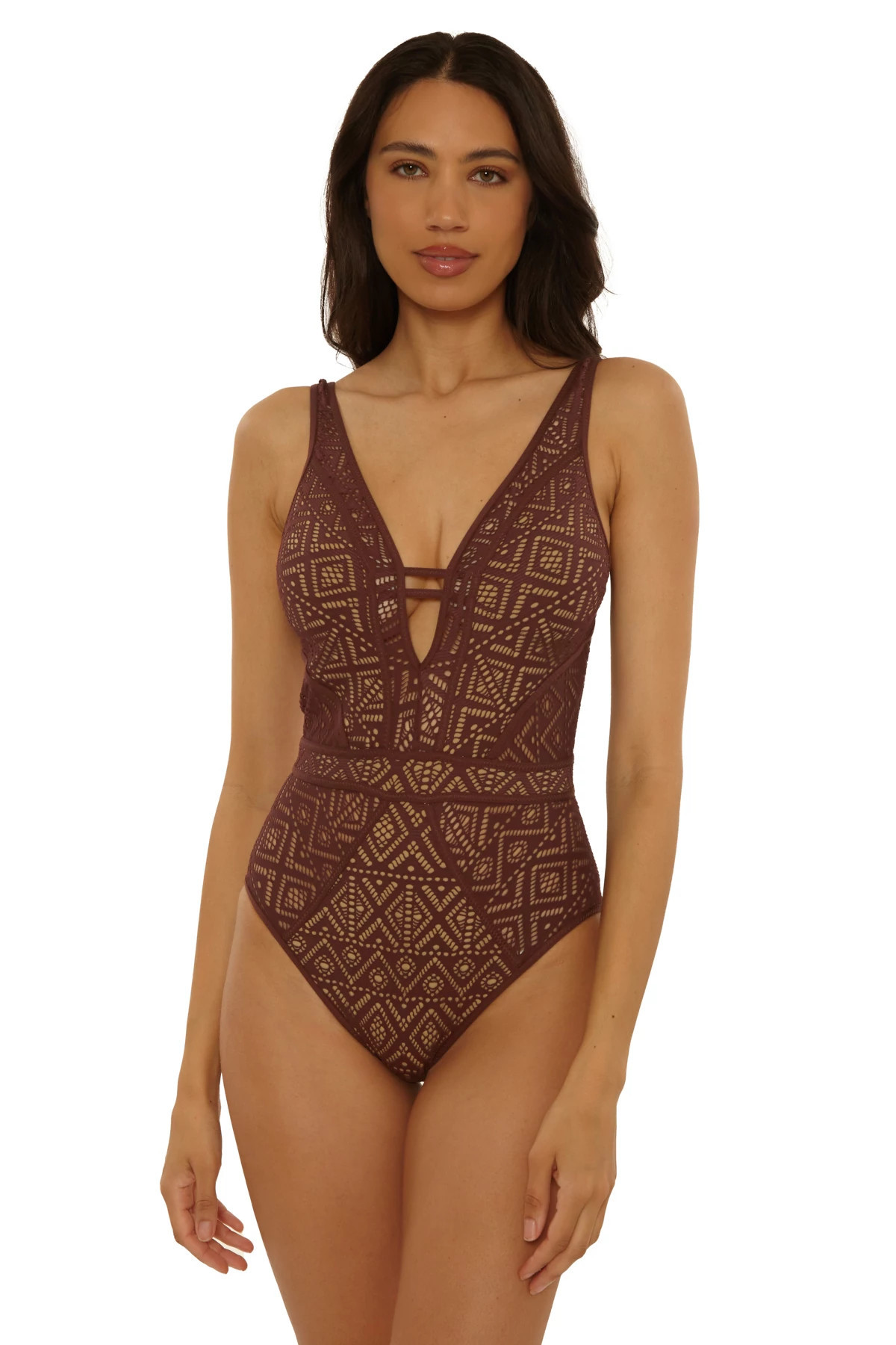 Show & Tell Plunge One Piece Swimsuit | Everything But Water
