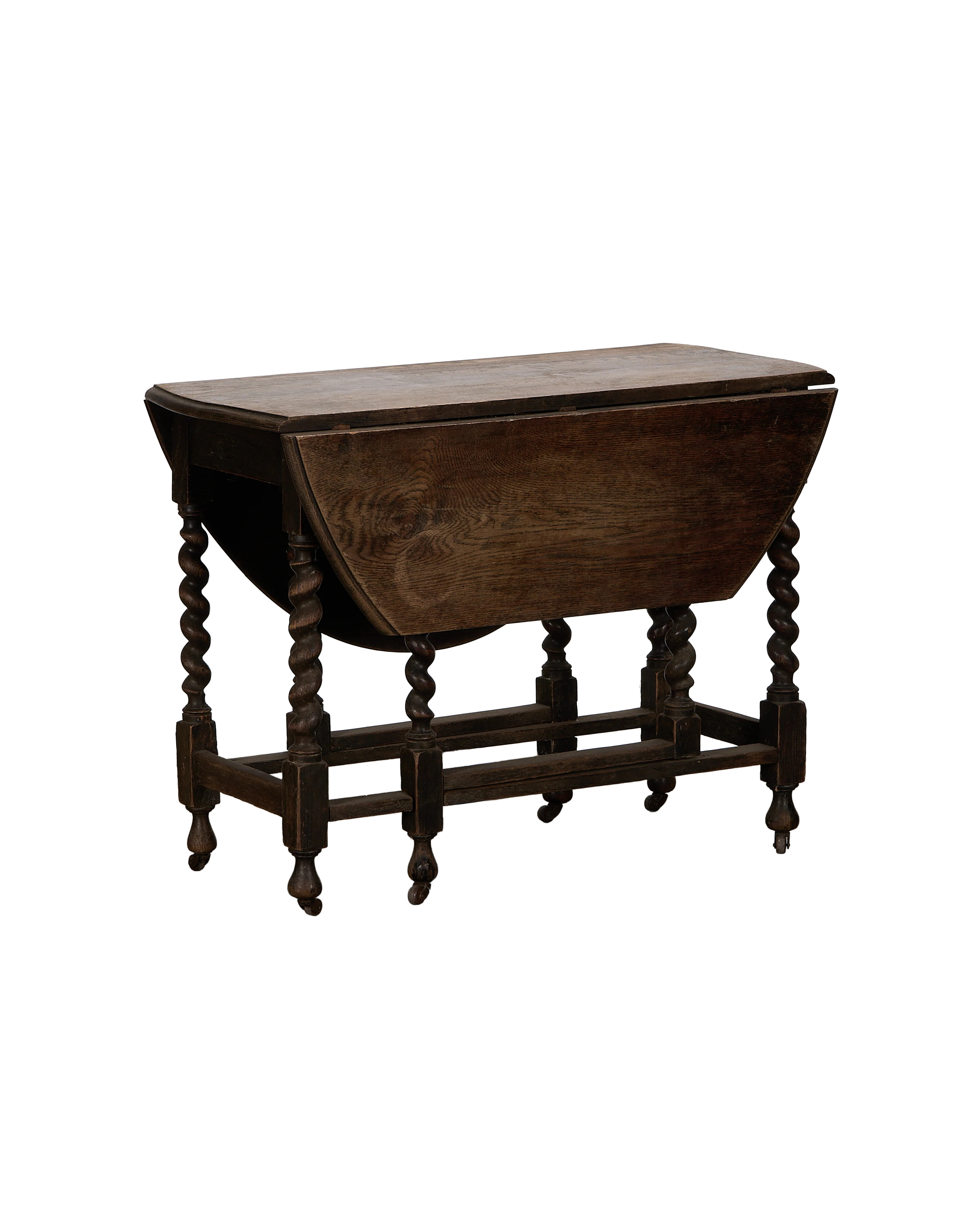 Barley Twist Gate Leg Table | Vintage French Dining Tables | OLIVE ATELIERS | Olive Ateliers