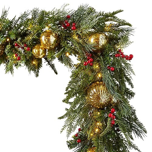 Balsam Hill | Artificial Christmas Garland for The Home | Traditional Holiday Decorations | Equipped with LED Clear Lights | for Indoor Decor (Pine Peak 6FT) | Amazon (US)