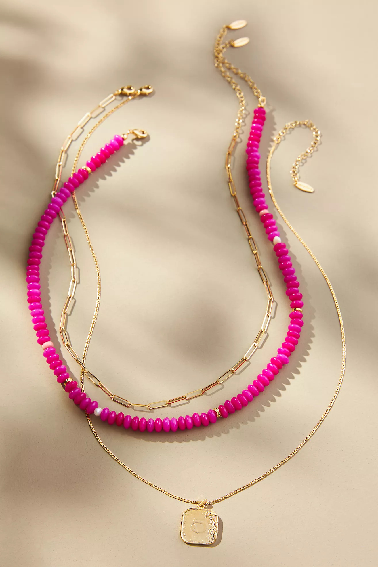 Shades of Sea Triple-Layer Necklace | Anthropologie (US)