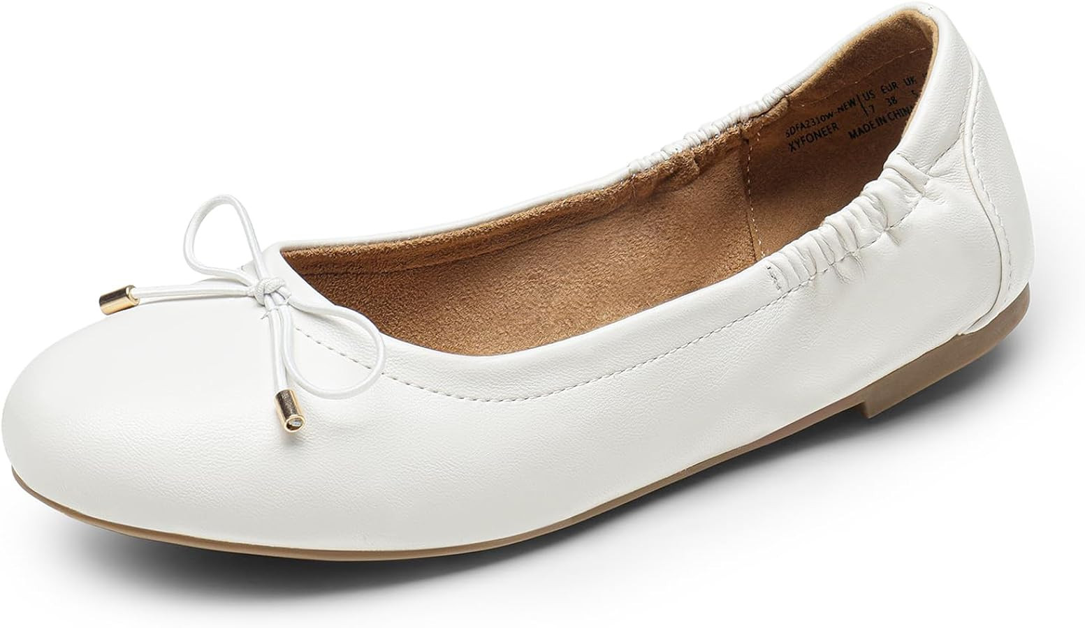 DREAM PAIRS Women's Ballet Flats, Foldable Round Toe Dress Shoes, Comfortable Slip On Work Flat S... | Amazon (US)