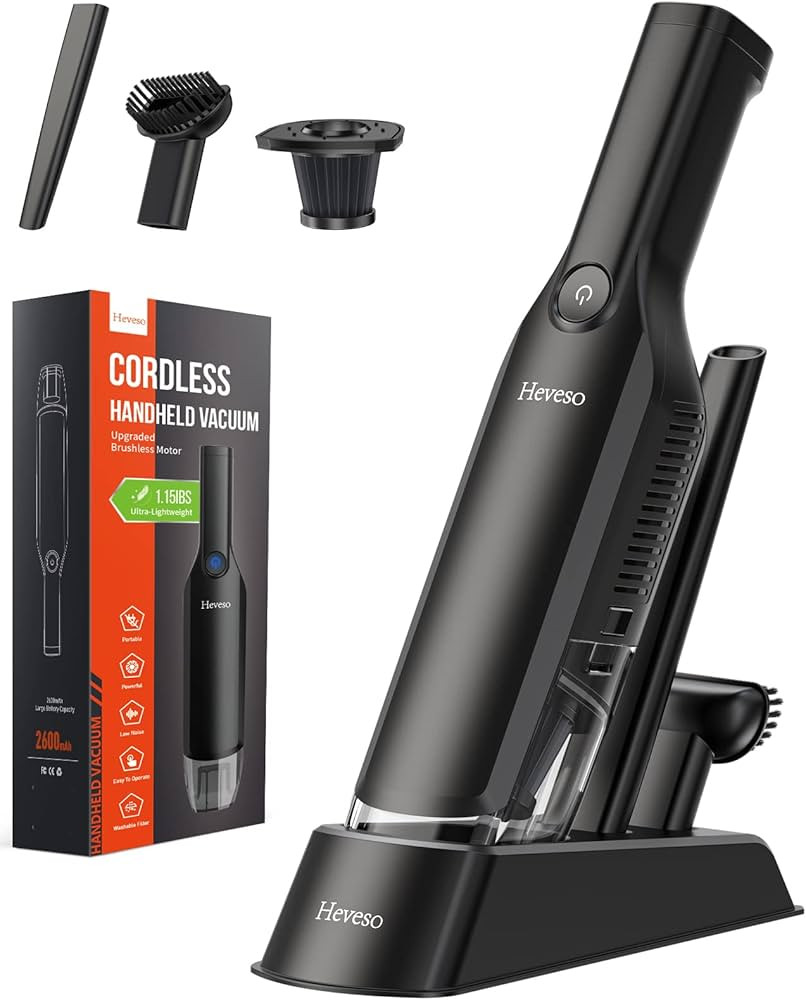 Cordless Handheld Vacuum Clearner 12000Pa High Power Car Vacuum Portable Mini Vacuum with Advance... | Amazon (US)