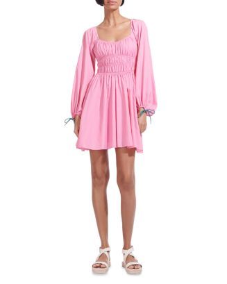 STAUD Bow Mini Dress Back to Results -  Women - Bloomingdale's | Bloomingdale's (US)
