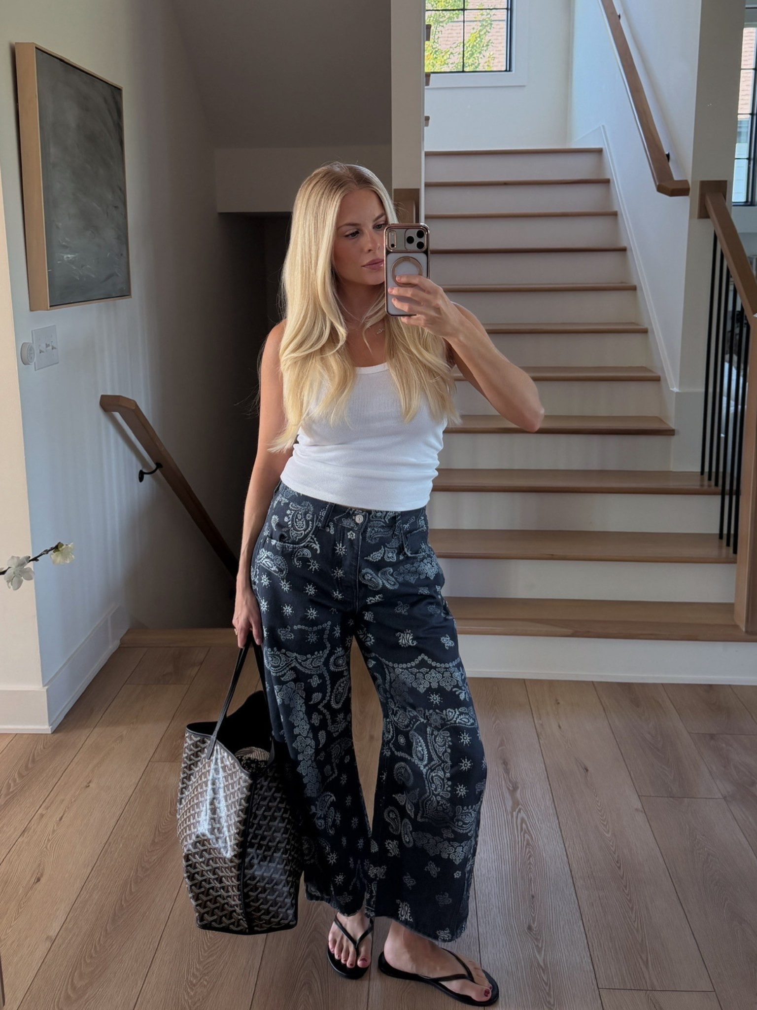 SIZE: med in tank, 29 in jeans (sized up for pp), shoes run tts! #kathleenpost

Summer outfit Inspo, postpartum outfit, newborn phase

#LTKootd #LTKmomlife