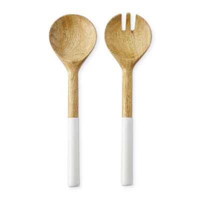 Wood and Lacquer Salad Servers | Williams-Sonoma