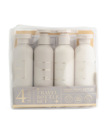 4pc Travel Bottles Set | TJ Maxx