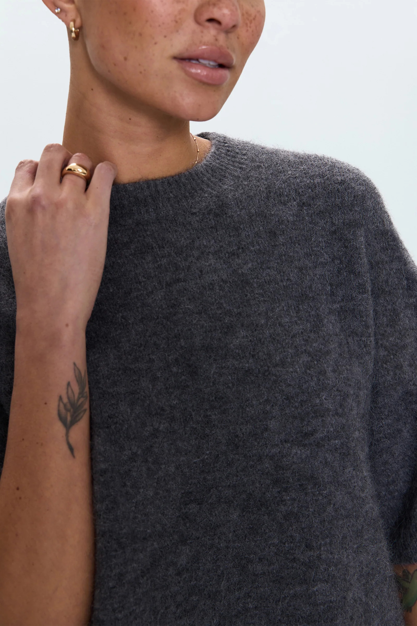 Shiloh Sweater - Heather Charcoal | Pistola Denim