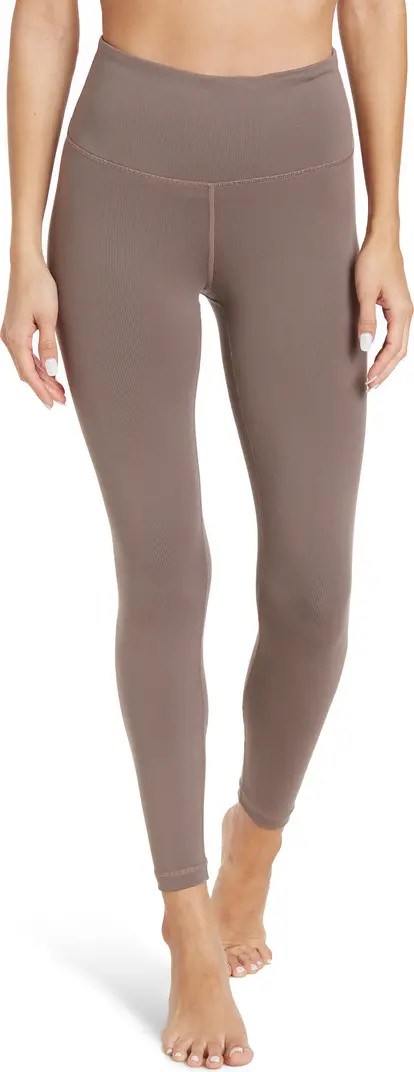 90 DEGREE BY REFLEX Ribbed Hi Rise Ankle Leggings | Nordstromrack | Nordstrom Rack