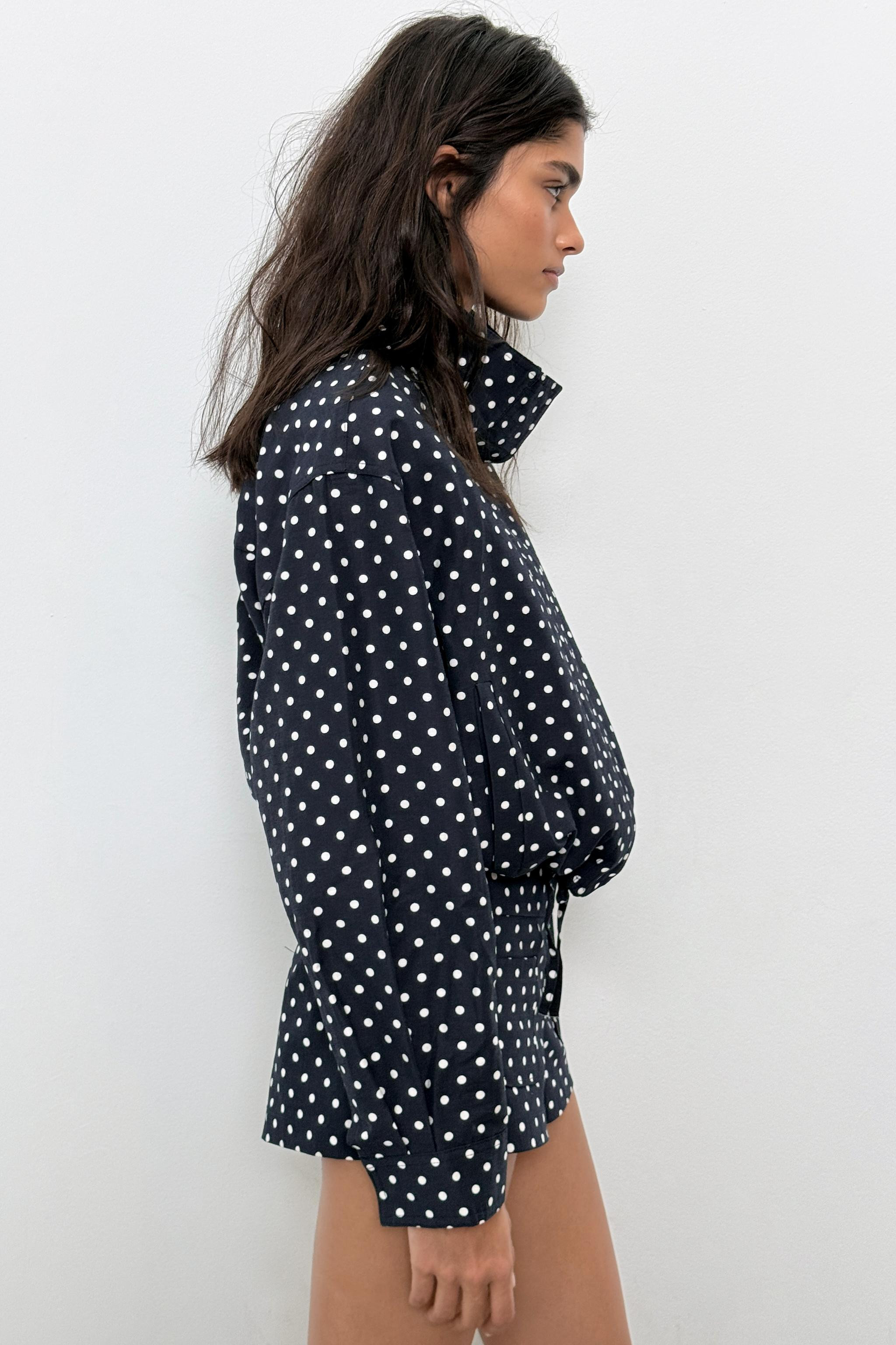 PUFFY JACKET WITH DOTS | Zara UK