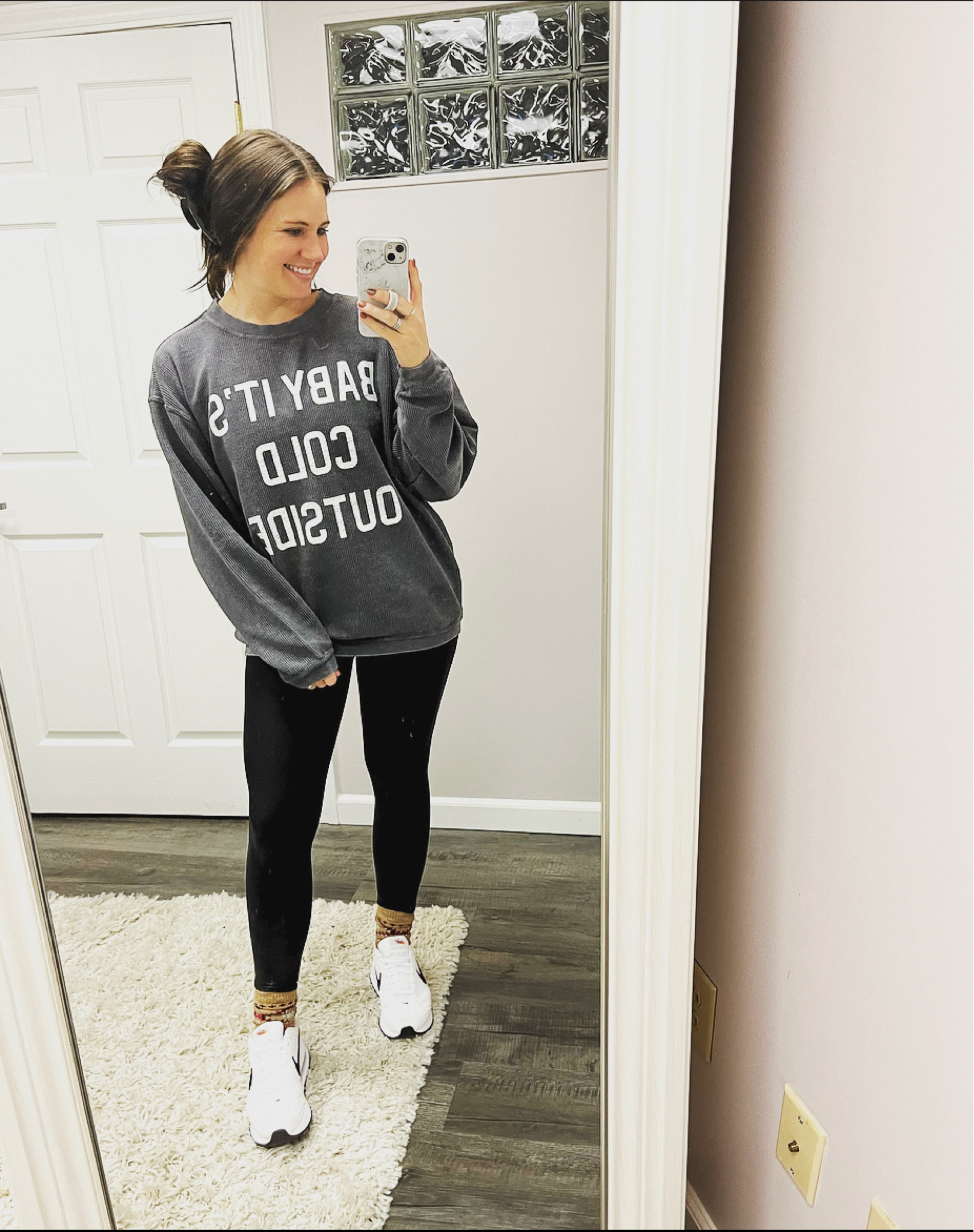 Faux leather leggings… wear them with anything! So easy to dress up or down  

#LTKshoecrush #LTKstyletip #LTKFind