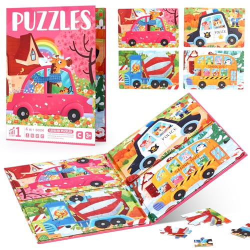 RILSO 69 Pieces Toddler Puzzles Ages 3-5,Magnetic Puzzles for Toddlers 2-4,Travel Games for Kids Ages 3-5,Toddler Travel Activities,Gifts for 3 4 5 Year Old Boys Girls,Jigsaw Puzzles for Kids Ages 3-5 | Amazon (US)