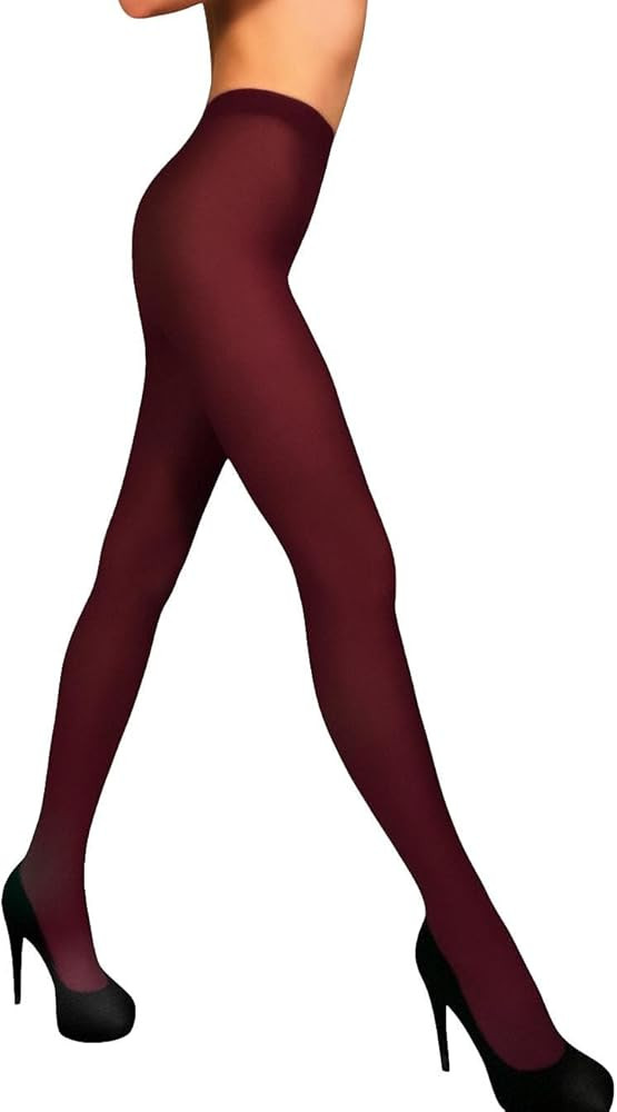 Mila Marutti Women's Tights Semi Opaque Stockings for Women | Semi Sheer Pantyhose Nylons | Made ... | Amazon (US)