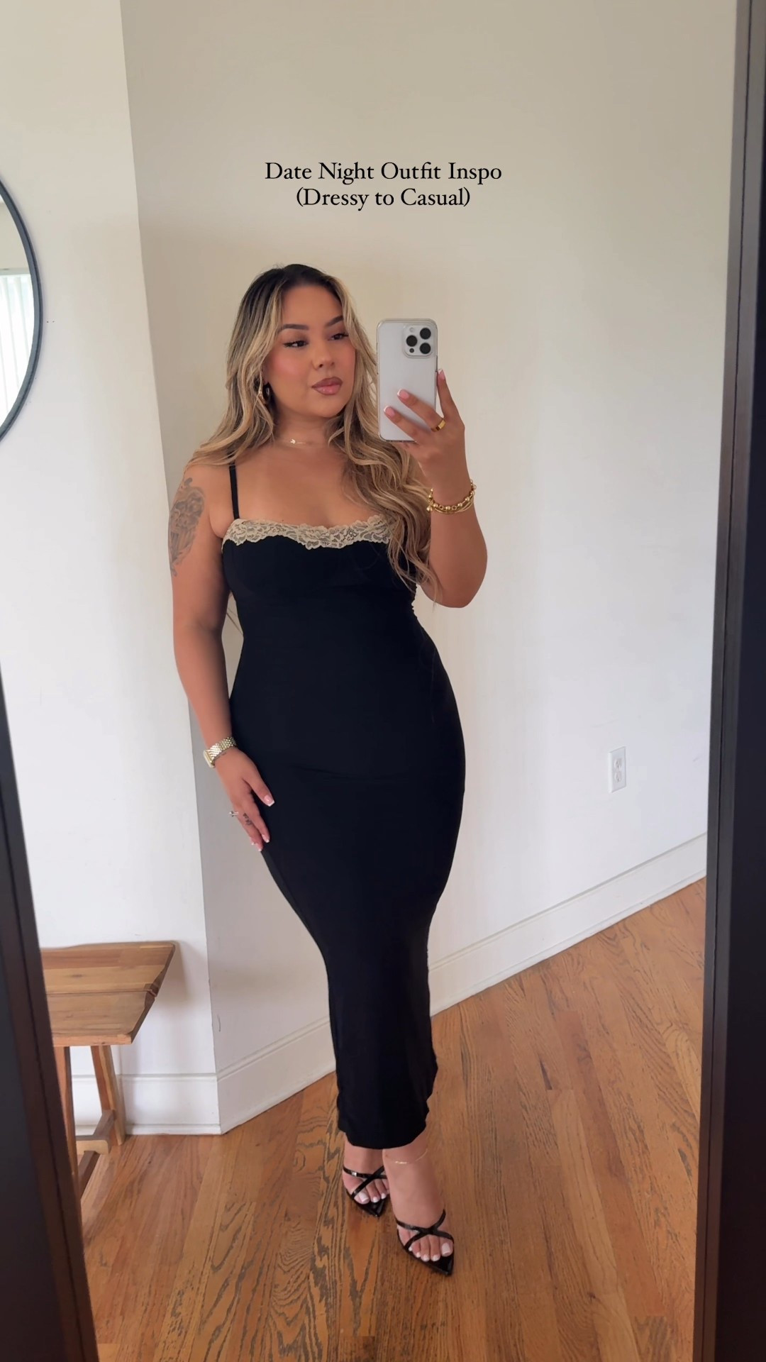 Date Night Outfit Inspo🖤✨ sizing & info ⬇️ 

Midi Dress: L (has stretch) 
Capri Jumpsuit: L - Item Name on Fashion:Bianca Capri Jumpsuit not available atm, found similar options
Third top: L - Item name on Fashion Nova website “Lorrie Halter Top"
Levi’s:32 (Baggy style, for a perfect fit get your Normal size for a more loose fit, size up)
For Tony Bianco heels, they are wide foot friendly. Read reviews if you have narrow feet. 

#LTKSeasonal #LTKSummerEdit #LTKMidsize