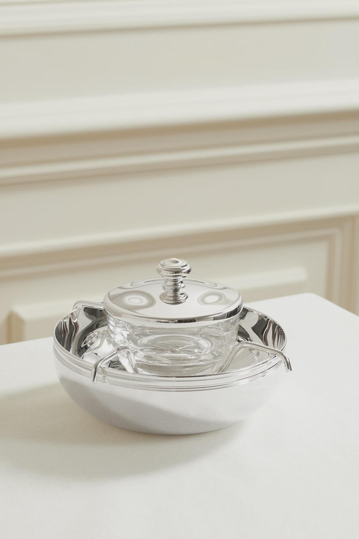 Christofle - Albi Silver-plated Caviar Serving Set - One size | NET-A-PORTER (US)