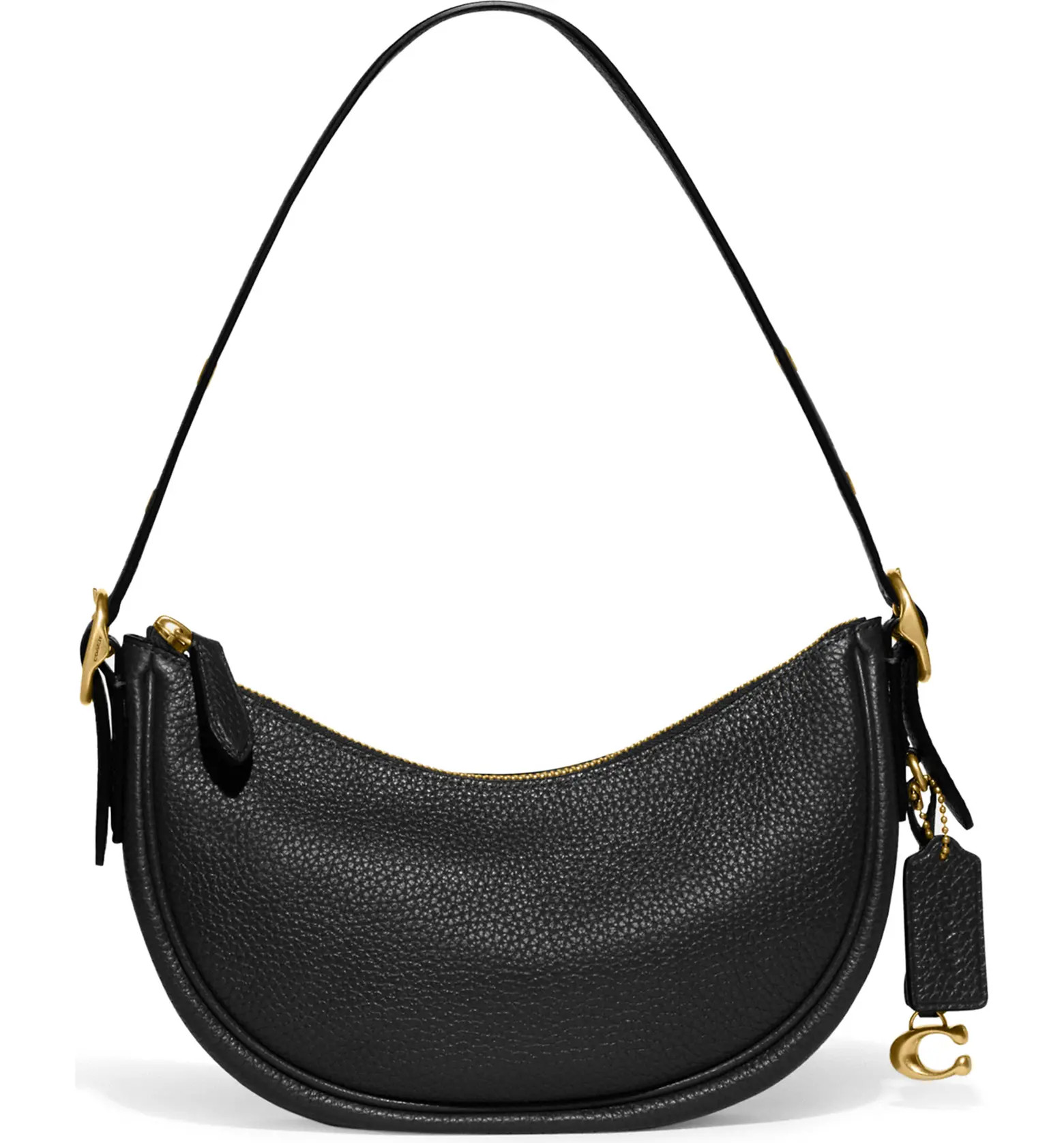 Luna Soft Pebble Leather Shoulder Bag | Nordstrom
