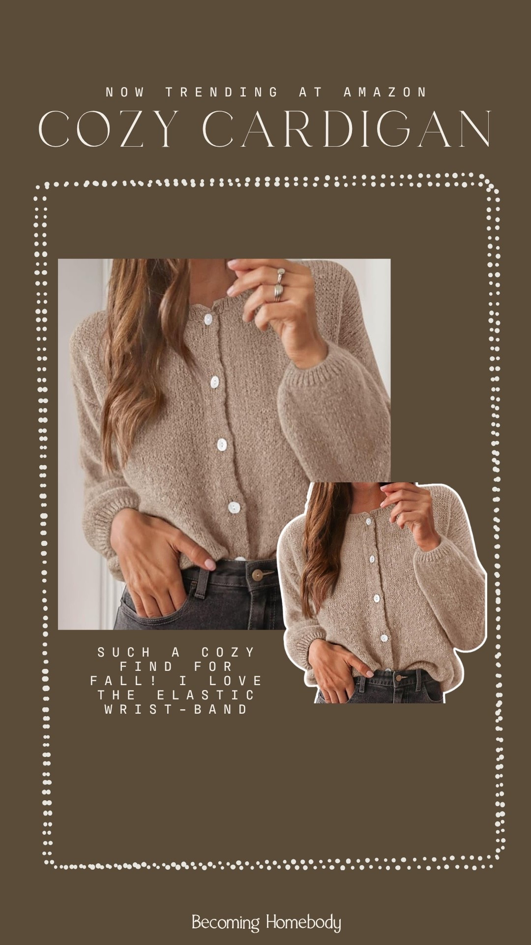 This cozy cardigan is my absolute favorite right now, from Amazon! So gorgeous for fall 🍂

#LTKSeasonal #LTKgrwm
