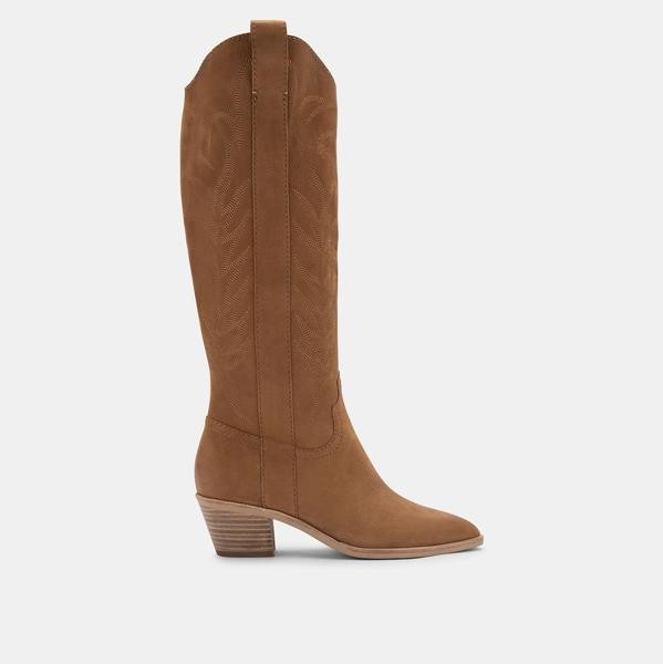 SOLEI BOOTS WHISKEY NUBUCK | DolceVita.com