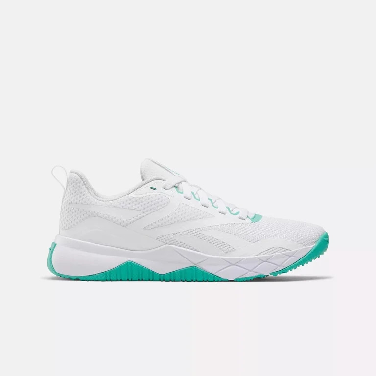 Womens Reebok NFX TRAINER Shoe Size: 6.5 Footwear White - Black - Unleashed Green Cross Training | Walmart (US)