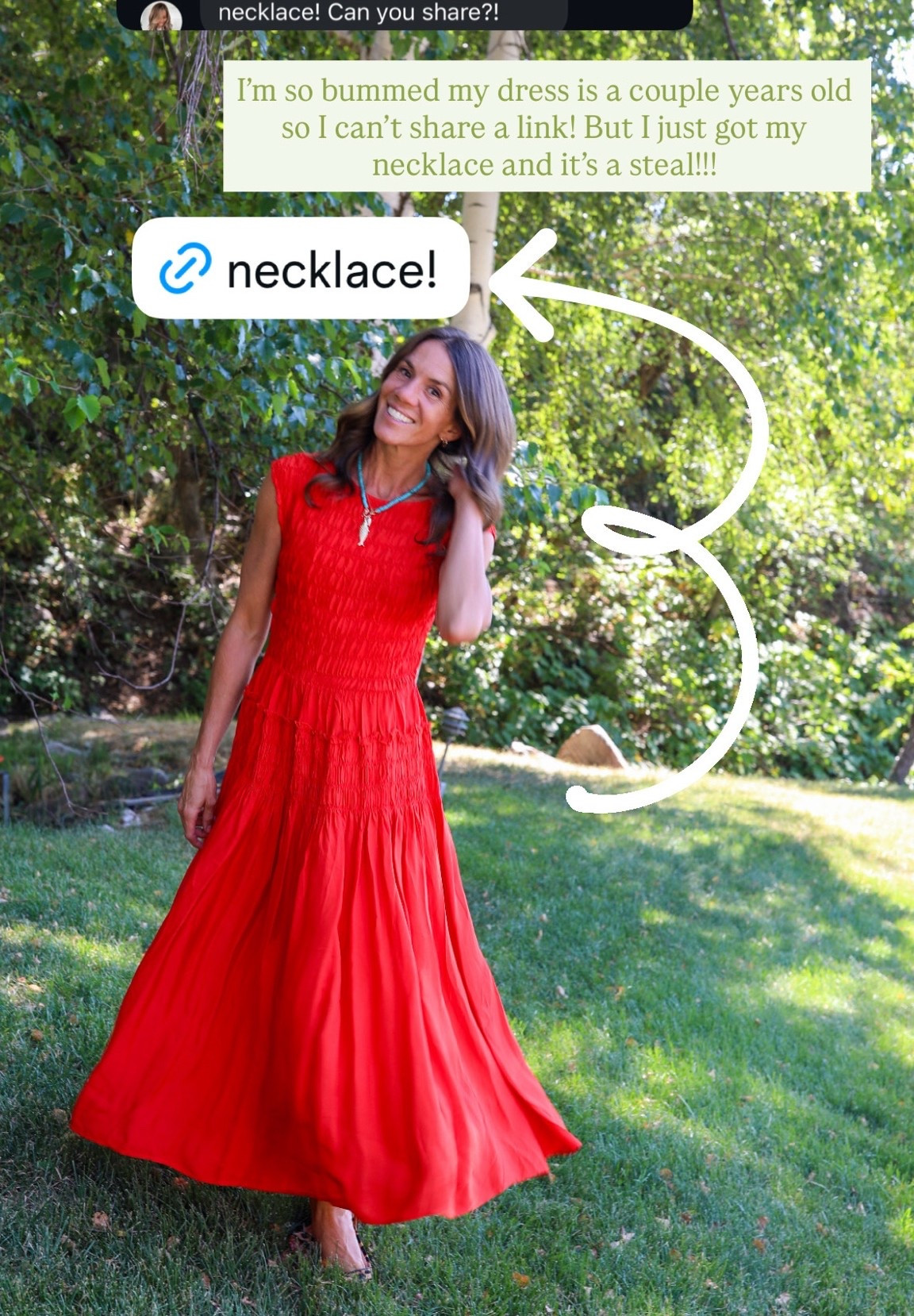The details you asked for! So many of you messaged me about this look. I have good news and bad news!!
The Dress & Shoes: Sadly, both are completely sold out! However, I linked a few lookalikes— The Necklace: This is brand new and still in stock! It looks so high-end but it is actually super affordable!

#LTKootd #LTKSaleAlert #LTKgrwm