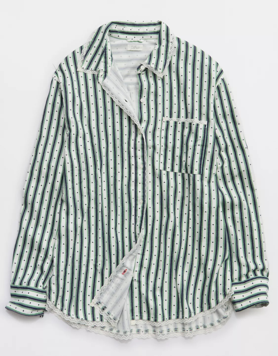 Aerie Flannel Pajama Shirt | American Eagle Outfitters (US & CA)